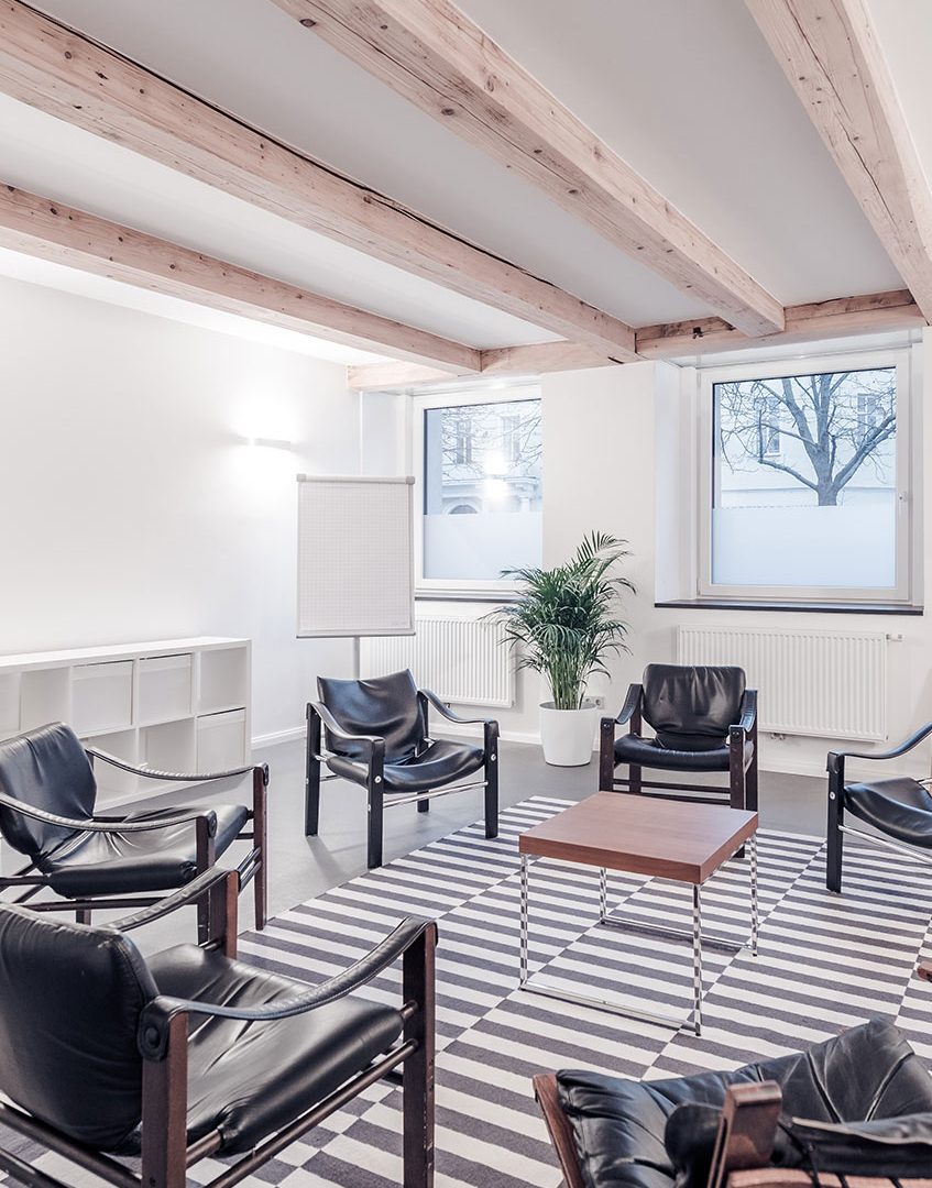 Mitte Mensch - Zentrum für Systemische Therapie - Psychotherapie 1020 Wien - Systemische Familientherapie - Gruppentherapie - Familientherapie - Praxisraum