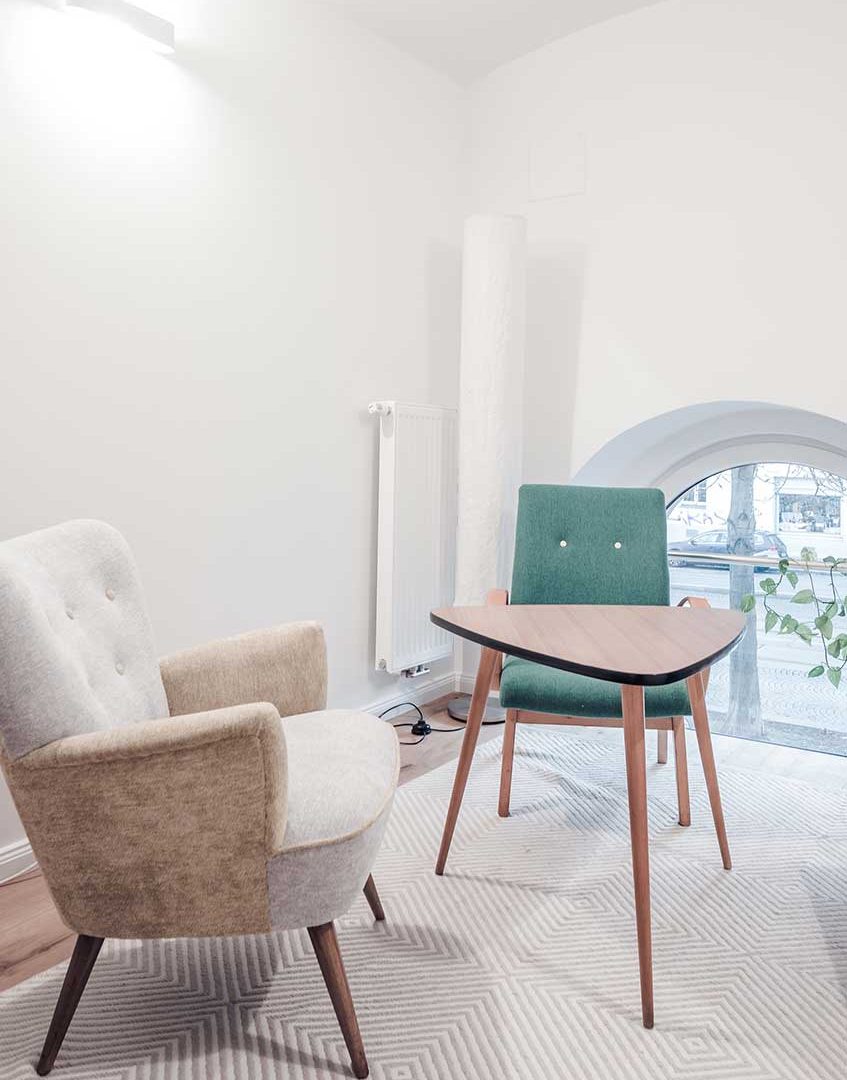 Mitte Mensch - Zentrum für Systemische Therapie - Psychotherapie 1020 Wien - Praxisraum